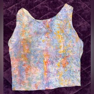 Mono B Colorful Abstract Women's tank Sports Bra